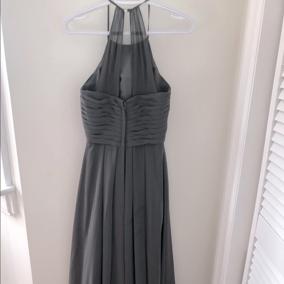 Azazie Ginger bridesmaid dress in steel grey (size A0) - Picture 3 of 3